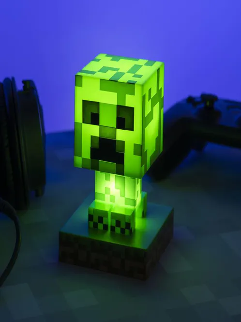 Bilde av Minecraft Creeper Light - Lysende Figur